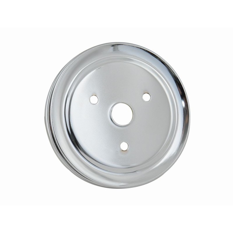POULIE CHROME CRNK PULLEY-DBL GRV Mr Gasket 4973