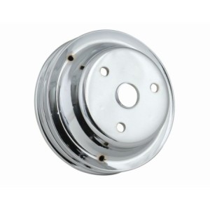 POULIE CHROME CHRM CRNK pulley double grove Mr Gasket 4977