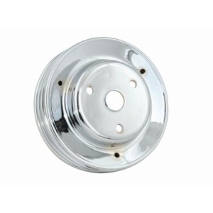 POULIE CHROME CHRM CRNK pulley triple grove Mr Gasket 4978