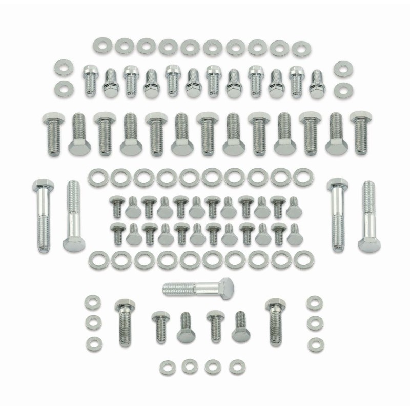 CHROME DLX HDW KIT SB CHEV Mr Gasket 5001