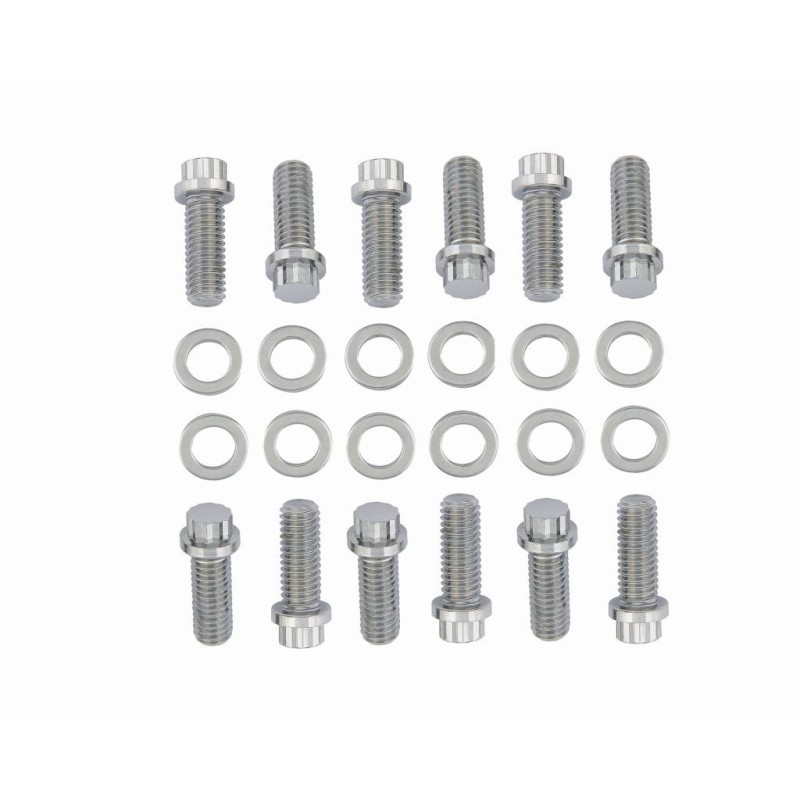 CHROME INT BOLT SB CH 12PT Mr Gasket 5003