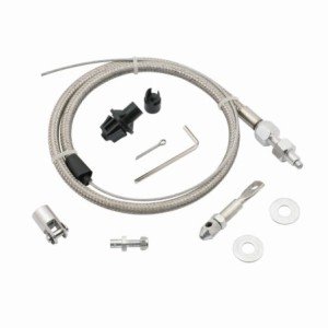 STEEL BRAIDED THROTT CABLE KIT Mr Gasket 5657