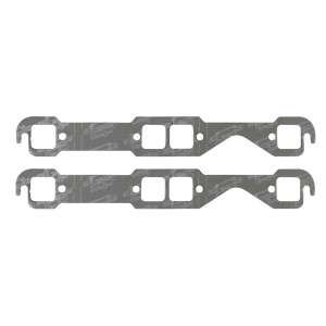 CHEVROLET 1955-1991 V8 262/400 PAIRE DE JOINTS D'ÉCHAPPEMENT ultra-seal exhaust gasket small block square ports Chevy Mr Gasket