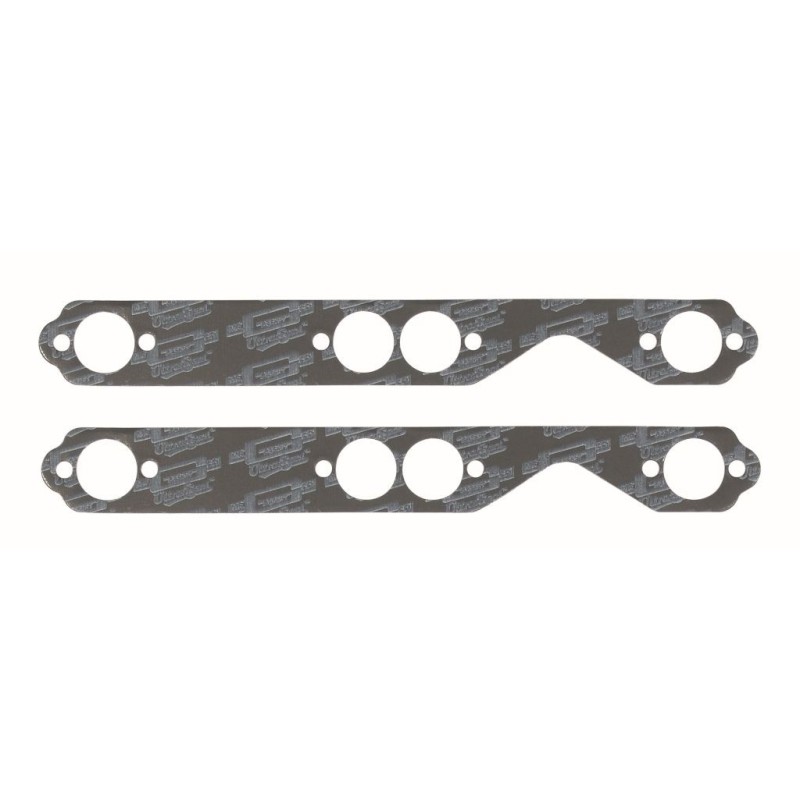 CHEVROLET 1955-1996 V8 262/400 PAIRE DE JOINTS D'ÉCHAPPEMENT ultra-seal exhaust gasket small block roud ports Chevy Mr Gasket 59