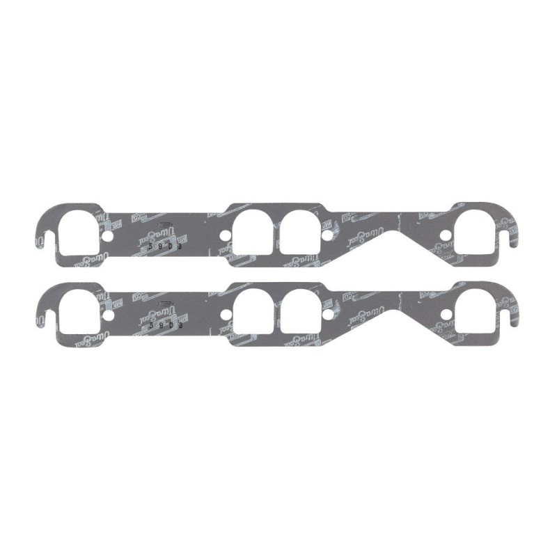 CHEVROLET 1955-1996 V8 262/400 PAIRE DE JOINTS D'ÉCHAPPEMENT ultra-seal exhaust gasket small block d-shaped ports Chevy Mr Gaske