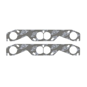 CHEVROLET 1955-1996 262/400 PAIRE DE JOINTS D'ÉCHAPPEMENT ultra-seal exhaust gasket small block round ports Chevy Mr Gasket 5904