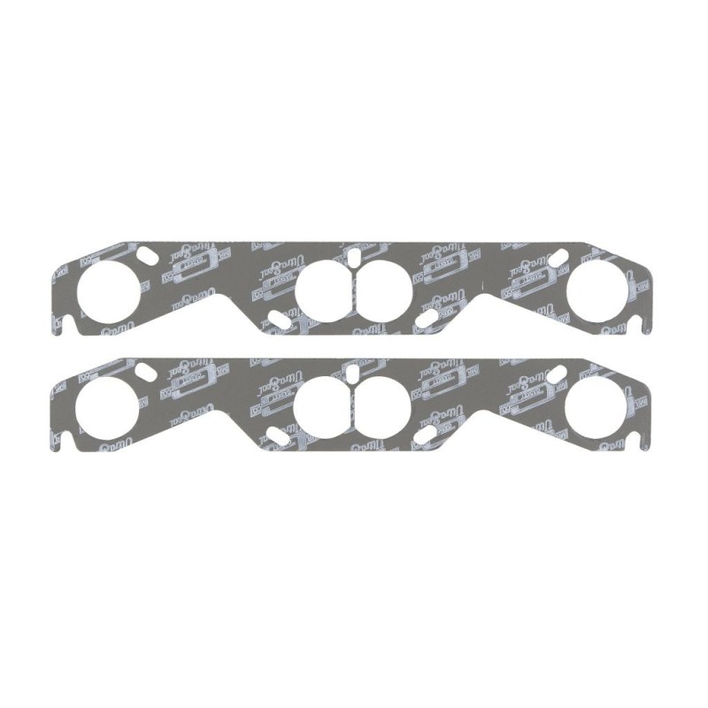 CHEVROLET 1955-1996 262/400 PAIRE DE JOINTS D'ÉCHAPPEMENT ultra-seal exhaust gasket small block round ports Chevy Mr Gasket 5904