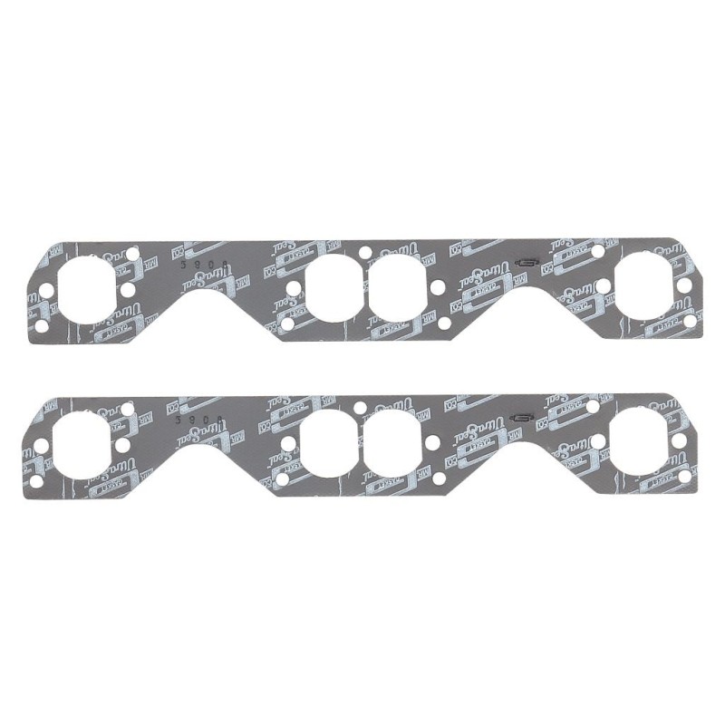 CHEVROLET 1955-1996 262/400 PAIRE DE JOINTS D'ÉCHAPPEMENT ultra-seal exhaust gasket small block stock ports Chevy Mr Gasket 5908