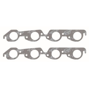 CHEVROLET 1965-1990 396/454 PAIRE DE JOINTS D'ÉCHAPPEMENT ultra-seal exhaust gasket big block round ports Chevy Mr Gasket 5911