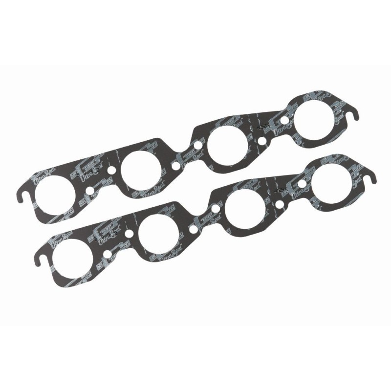 CHEVROLET 1965-1990 396/454 PAIRE DE JOINTS D'ÉCHAPPEMENT ultra-seal exhaust gasket big block round ports Chevy Mr Gasket 5912