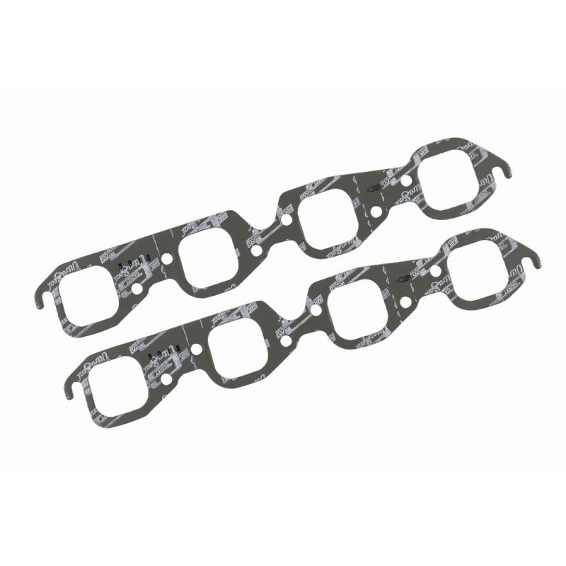 CHEVROLET 1965-1990 396/454 PAIRE DE JOINTS D'ÉCHAPPEMENT ultra-seal exhaust gasket big block square ports Chevy Mr Gasket 5913