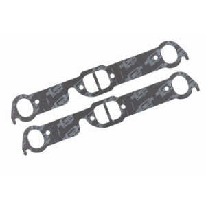 PONTIAC 1965-1979 V8 326/455 PAIRE DE JOINTS D'ÉCHAPPEMENT ultra-seal exhaust gaskets oval ports pontiac Mr Gasket 5921