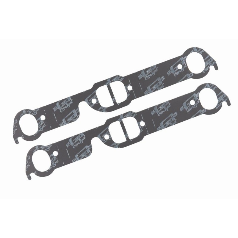 PONTIAC 1965-1979 V8 326/455 PAIRE DE JOINTS D'ÉCHAPPEMENT ultra-seal exhaust gaskets oval ports pontiac Mr Gasket 5921