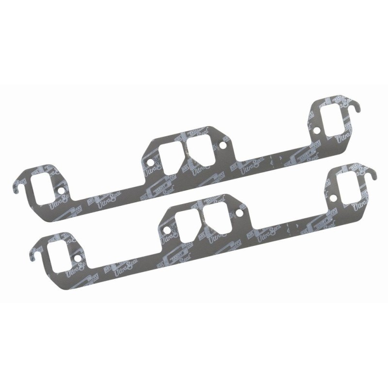 CHRYSLER 1971-1989 V8 318/360 PAIRE DE JOINTS D'ÉCHAPPEMENT ultra-seal exhaust gaskets small block rectangular ports chrysler Mr