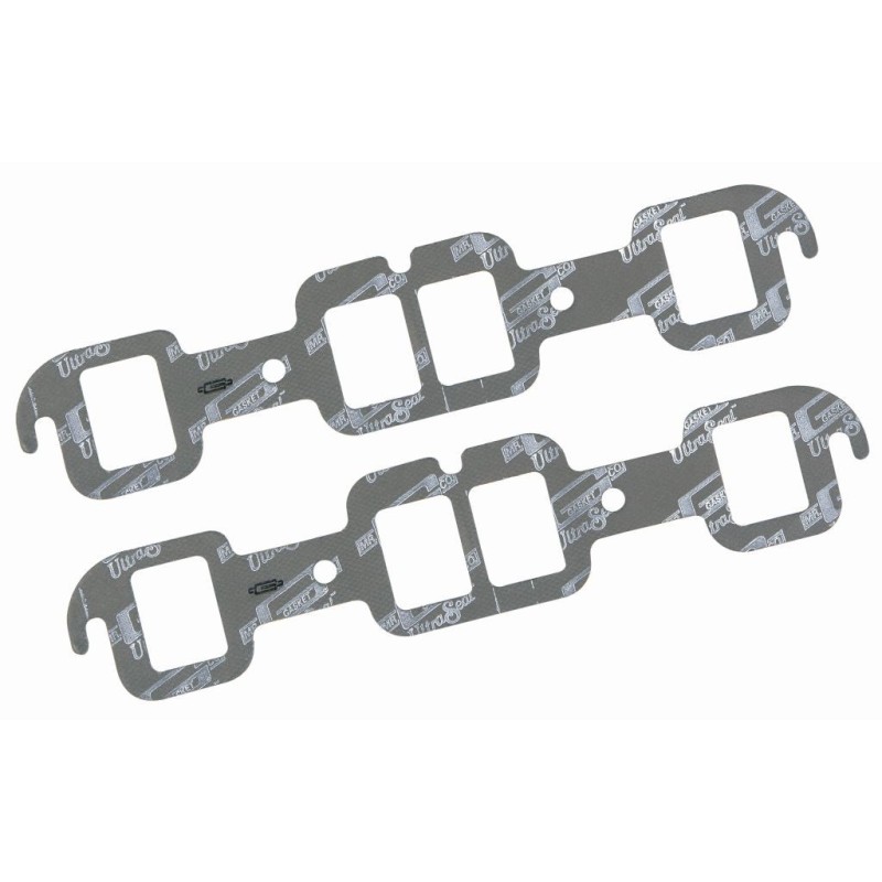OLDSMOBILE 1964-1980 V8 PAIRE DE JOINTS D'ÉCHAPPEMENT ultra-seal exhaust gaskets rectangular ports oldsmobile Mr Gasket 5945
