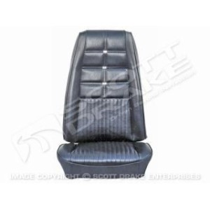 FORD MUSTANG 1969 DELUXE PAIRE DE COUVRE SIEGES AVANT LIERRE DORE Deluxe Front Bucket seat upholstery pair Ivy Gold SCOTT DRAKE