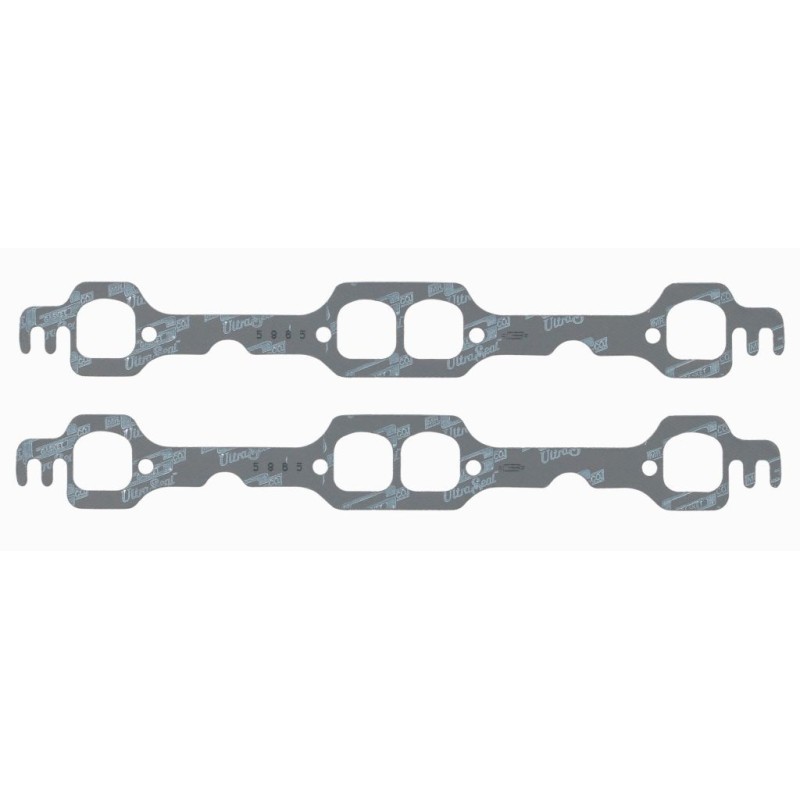CHEVROLET 1992-1996 V8 350 PAIRE DE JOINTS D'ÉCHAPPEMENT ultra-seal exhaust gaskets small block gen II d-shapped ports Chevy Mr