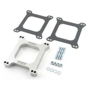 SPACER DE CARBURATEUR 25.4 MM Carburetor Spacer 1 in fits standard Edelbrock Demon Carter Holley 4150 4160 Aluminum Mr Gasket 60