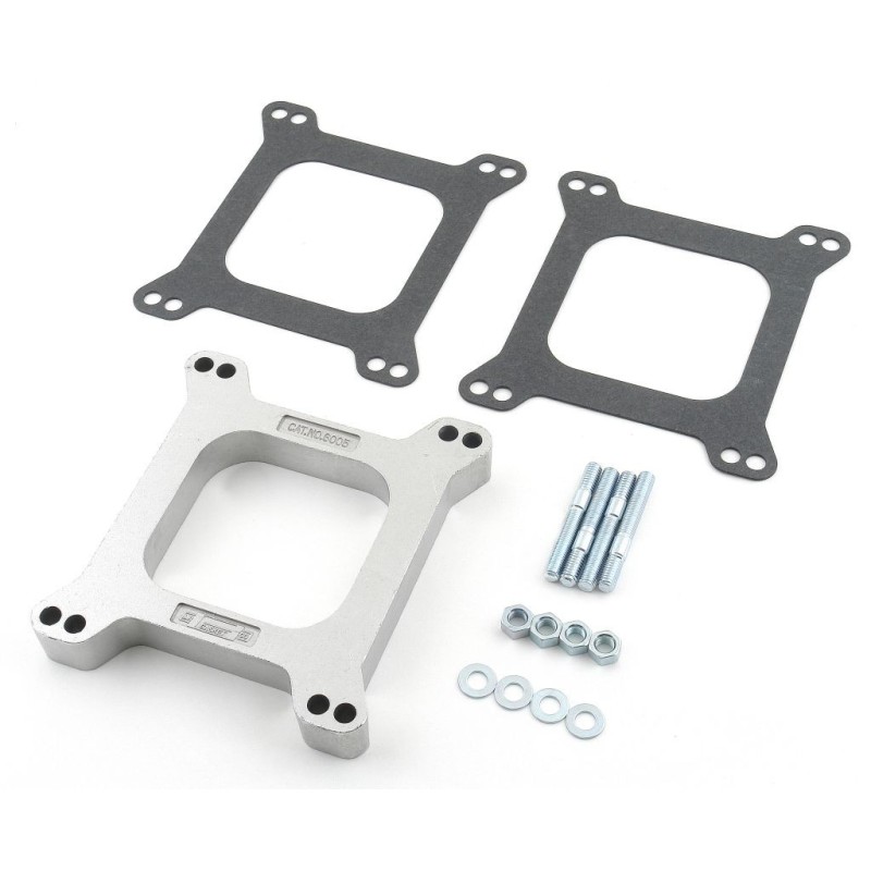 SPACER DE CARBURATEUR 25.4 MM Carburetor Spacer 1 in fits standard Edelbrock Demon Carter Holley 4150 4160 Aluminum Mr Gasket 60