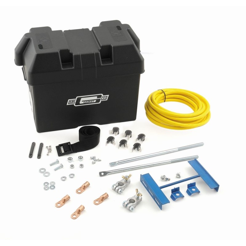 TRUNK MOUNTED BATT BOX KIT Mr Gasket 6279