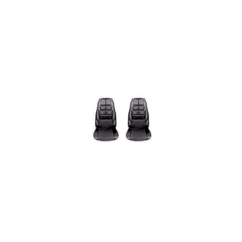 FORD MUSTANG 1970 DELUXE PAIRE DE COUVRE SIEGES AVANT NOIR Deluxe Front Bucket seat upholstery pair black SCOTT DRAKE 70-D-BUCK