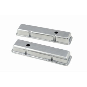 CHEVROLET SMALL BLOCK 1958-1985 PAIRE DE CACHE CULBULTEURS SHORT Mr Gasket 6850