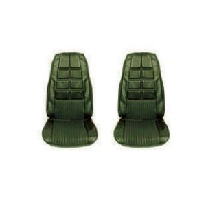 FORD MUSTANG 1970 DELUXE PAIRE DE COUVRE SIEGES AVANT LIERRE DORE Deluxe Front Bucket seat upholstery pair Ivy Gold SCOTT DRAKE