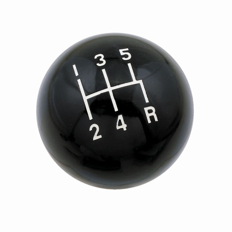 KNOB 5 SPEED CL BLK 3/8-16 UNC Mr Gasket 9626