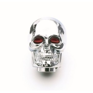 CHROME SKULL SHIFTER KNOB Mr Gasket 9628