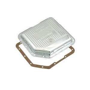 TH350 JOINT DE CARTER D'HUILE DE TRANSMISSION CHROME TH350 chrome transmission oil pan Mr Gasket 9761