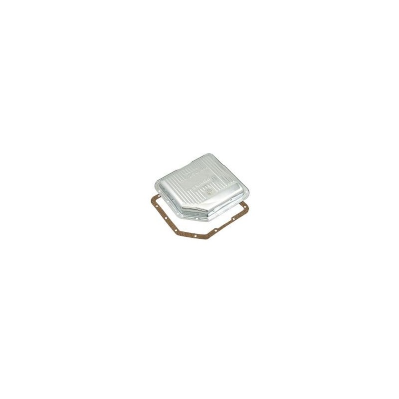 TH350 JOINT DE CARTER D'HUILE DE TRANSMISSION CHROME TH350 chrome transmission oil pan Mr Gasket 9761