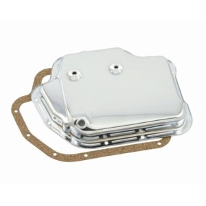 TH400 JOINT DE CARTER D'HUILE DE TRANSMISSION CHROME TH400 chrome transmission oil pan Mr Gasket 9762