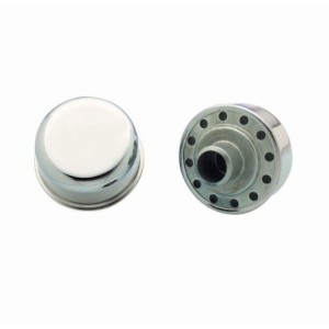 CHROME BREATHER PUSH-ON Mr Gasket 9810