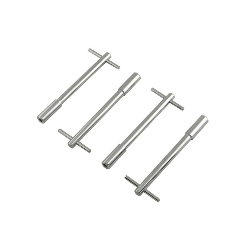 CHROME T-BAR WINGBOLTS 5 Mr Gasket 9820