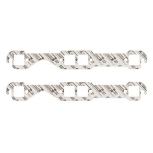 CHEVROLET 1955-1996 PAIRE DE JOINTS D'ÉCHAPPEMENT exhaust gaskets small block square ports chevy Mr Gasket 150C