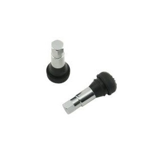 CHROME TIRE VALVE-SHORT(2/SET) Mr Gasket 1955MRG