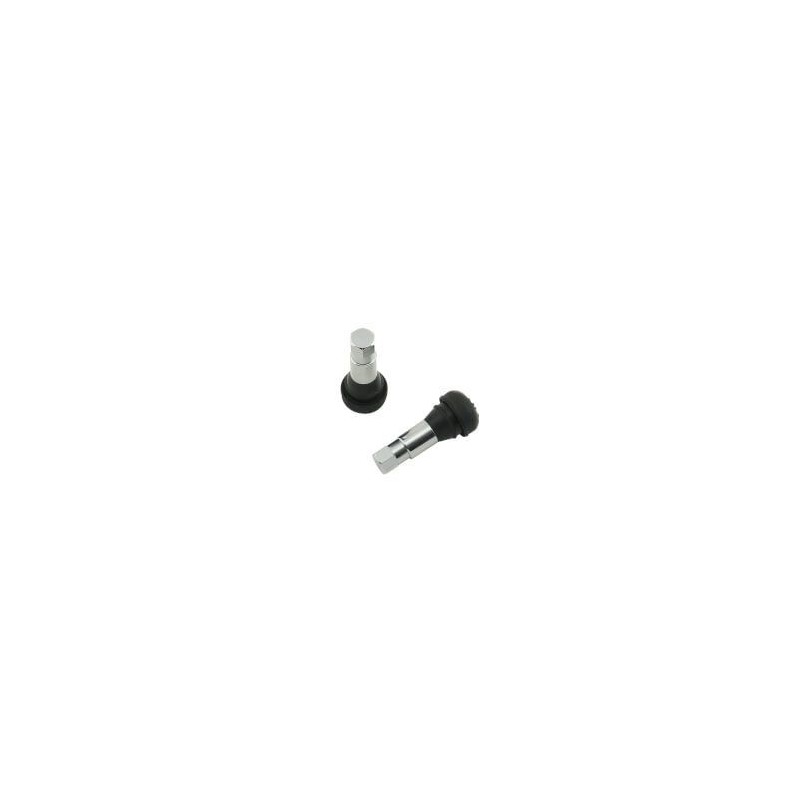 CHROME TIRE VALVE-SHORT(2/SET) Mr Gasket 1955MRG
