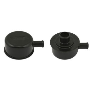 BREATHER PCV FITTING FLAT BLK Mr Gasket 2054BP