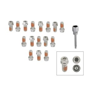 KIT VIS POUR COLLECTEUR D ECHAPPEMENT LOCK HEADER BOLT SAE 16 PC Mr Gasket 2231G