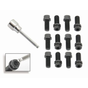 HEADER BOLT SET HEX/SCKT HD Mr Gasket 3420G