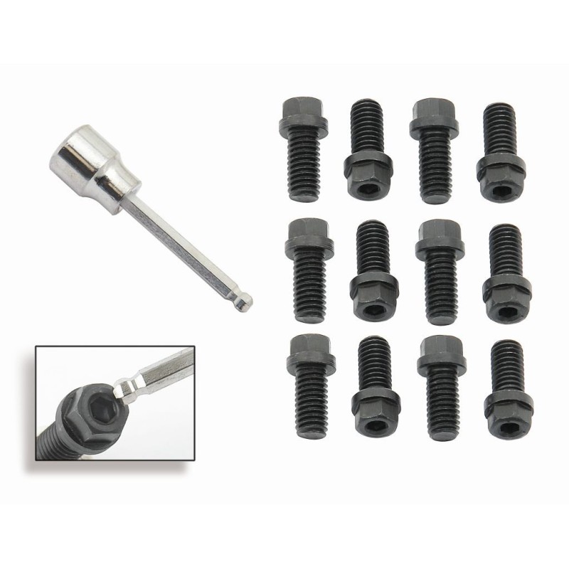 HEADER BOLT SET HEX/SCKT HD Mr Gasket 3420G