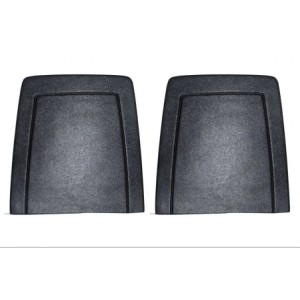 FORD MUSTANG 1971 PAIRE ARRIERES DE PANNEAUX DE SIEGES STANDARD DELUXE NOIR Seat back panels standards deluxe black pair SCOTT D