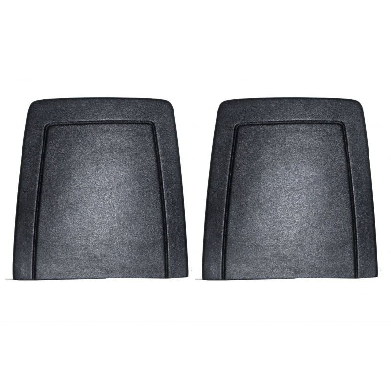 FORD MUSTANG 1972-1973 PAIRE ARRIERES DE PANNEAUX DE SIEGES STANDARD DELUXE NOIR Seat back panels standards deluxe black pair SC