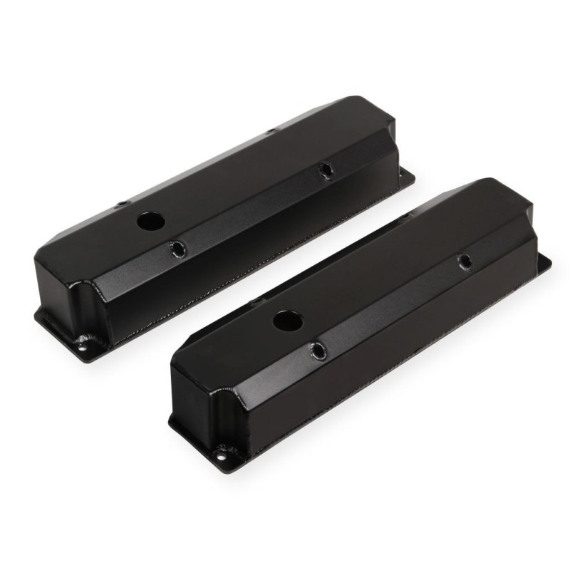 PAIRE DE CACHE CULBUTEURS ALUMINIUM aluminium valve cover BLK MOPAR BB 383-440