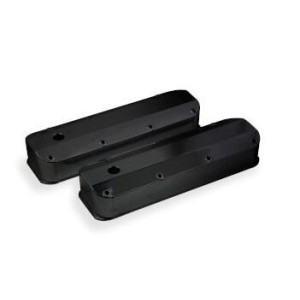 FORD BIG BLOCK V8 429 460 PAIRE DE CACHE CULBUTEURS ALUMINIUM aluminium valve cover BLK BBF Mr Gasket 6880BG