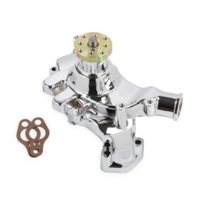 CHEVROLET BIG BLOCK POMPE A EAU ALUMINIUM WATER PUMP-ALUM CHROME BBC LONG (69-91) Mr Gasket 7016G