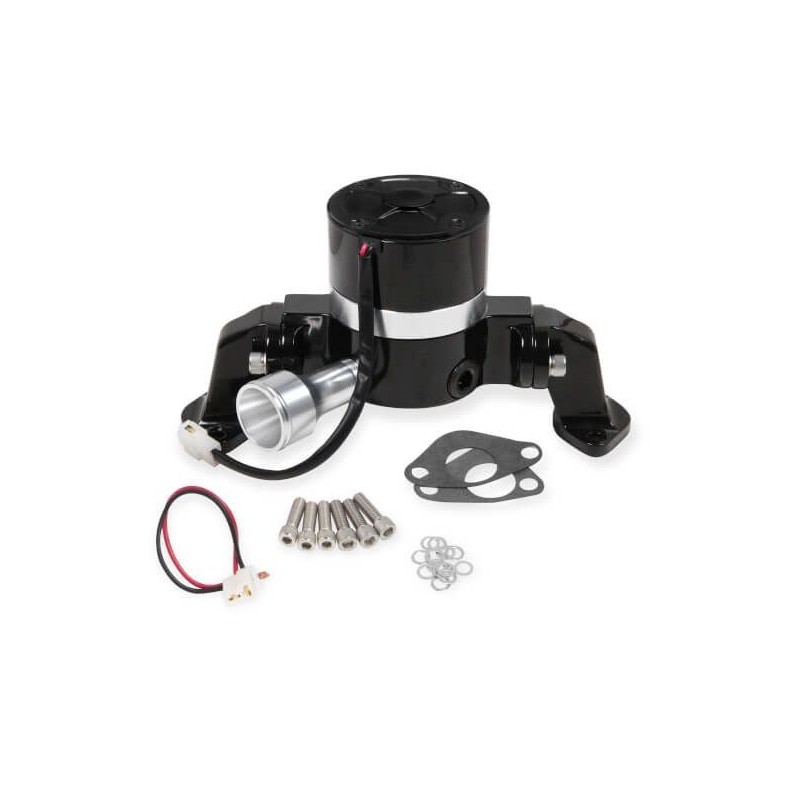 CHEVROLET POMPE A EAU ELECTRIQUE ALUMINIUM MR. GASKET 35GPM ALUMINUM ELECTRIC W/P BIG BLOCK CHEVROLET BBC BLACK Mr Gasket 7022BG