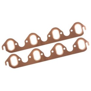 FORD 1968-1988 V8 BIG BLOCK 429 460 PAIRE JOINTS COLLECTEURS D'ECHAPPEMENT CUIVRE oval copper seal header gaskets except Boss Mr