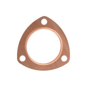 63.5mm (2.5 pouces) JOINT DE COLLECTEUR TRIANGULAIRE 3 TROUS CUIVRE CopperSeal Collector Gasket Mr Gasket 7176MRG (vendu a l'uni