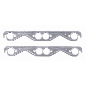 CHEVROLET RND JOINT D'ECHAPPEMENT ALUMINIUM SMALL BLOCK ALM EXH GSKT-SB CHEV RND LG Mr Gasket 7402G